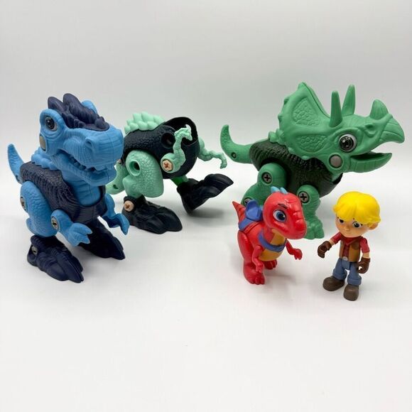 Take Apart Dinosaur Lot of toys READ DESCRIPTION - Picture 1 of 10